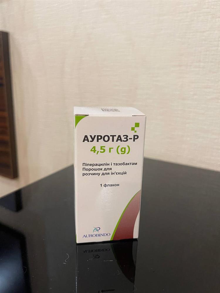 Aurotaz-R (piperacilin-and-tazobaktam) vial 4,5g