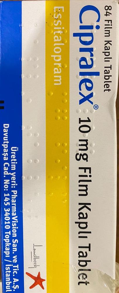 Ципралекс (есциталопрам) таб №84