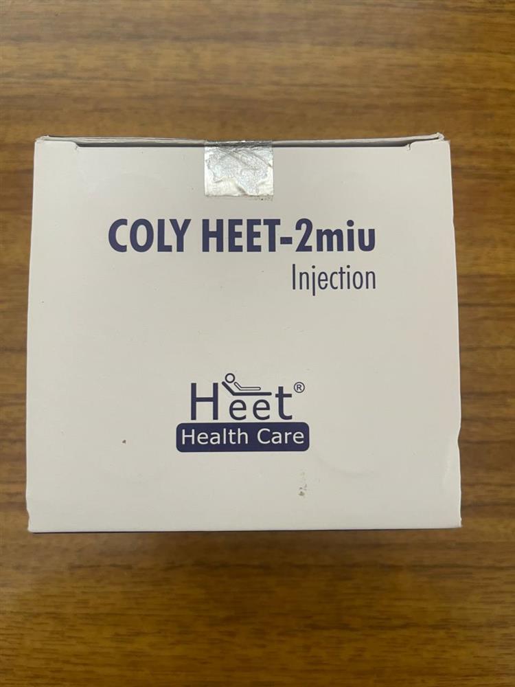 Coli heet (colistimethate) vial №5 2000000 iu lyophilized for injection