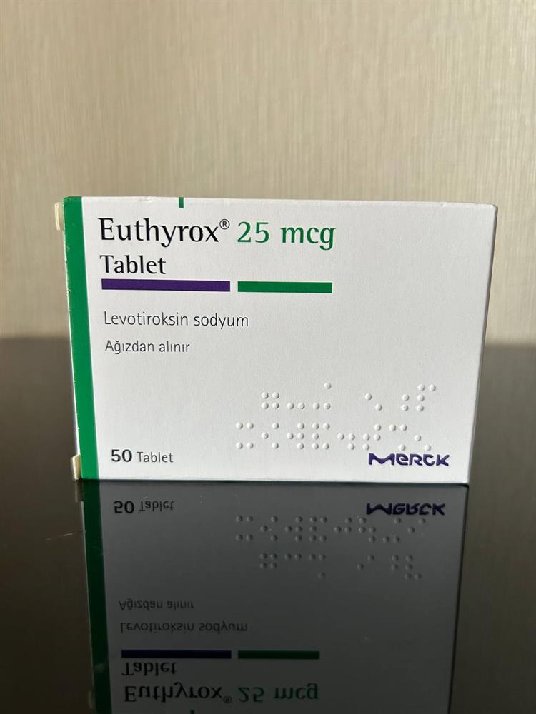 Еутірокс (левотіроксін) 25 мг табл №50