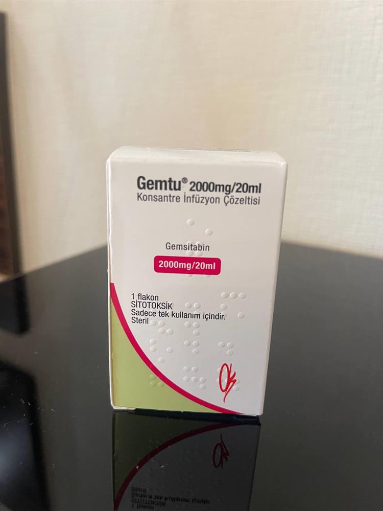 Gemtu (gemcitabin) vial1000mg/10ml